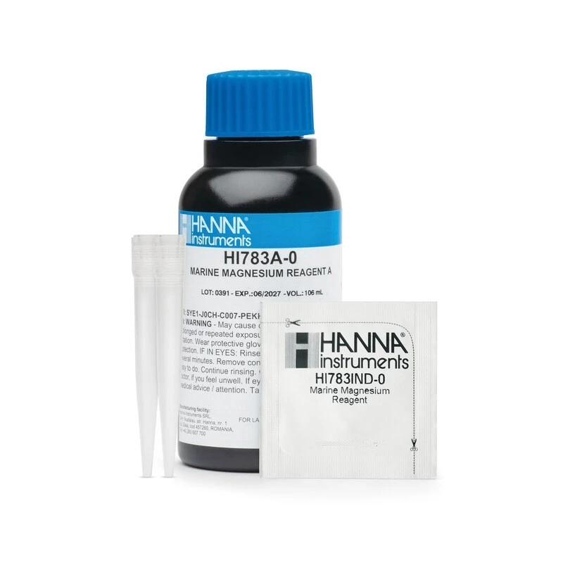 Hanna Instruments Marine Magnesium HI-783-25 Reagents 25 Tests